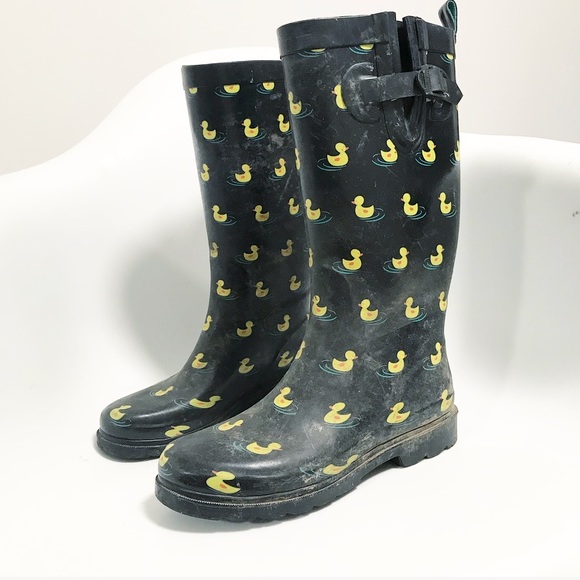 rubber ducky rain boots for adults